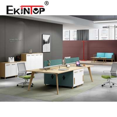 Ekintop modern commercial Office furniture office wooden workstation with screen