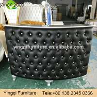 Beauty Salon Black Reception Desk